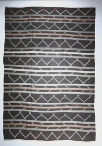 Tribal Turkish Flatweave Cicim Kilim for Ethnic Home-Organic Goad Wool Kilim - Picture 1 of 12