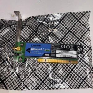 Linksys Wireless-G PCI Adapter - Model WMP54G ver 4.1 2.4GHz, 802.11g - Picture 1 of 5