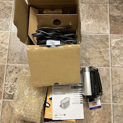 Sony DCR-HC52 Handycam MiniDV Camcorder With 40x Optical Zoom Tested With Tags - Image 1 of 4