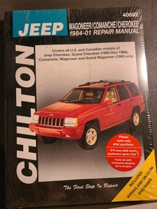 Chilton Repair Manual Jeep Wagoneer/Comanche/Cherokee 1984-2001 - Foto 1 di 3