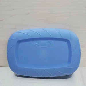 Blau Rubbermaid Rechteck Einfache Lasche Ersatz NUR DECKEL Servierschoner 553D4 B - Bild 1 von 10