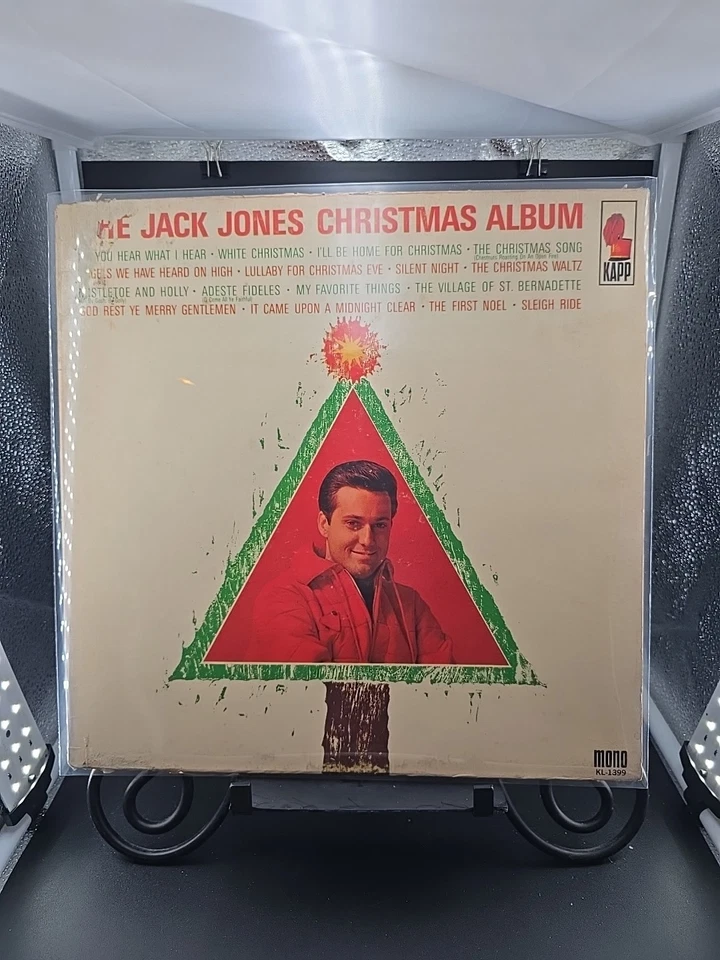 Джек Джонс LP Рождественский альбом 1964 Kapp KL-1399 Hollywood Press VG +/VG - Изображение 1 из 4