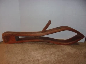 Antique Wooden 29+" Equestrian Saddle or Harness Makers Tool - Picture 1 of 12