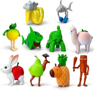 10 Stück Italienische Brainrot Actionfiguren, Tralalero Travala Spielzeugset, 2,3"-3,3" - Bild 1 von 6