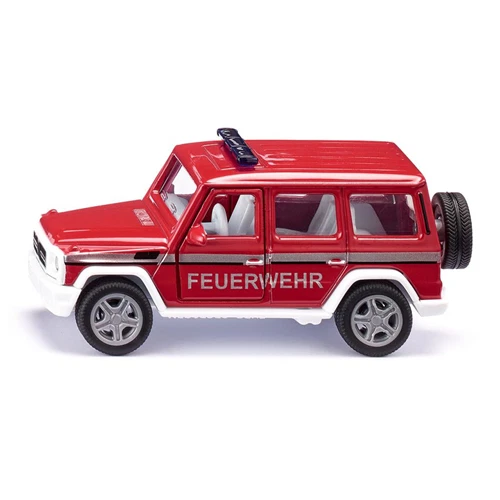 MERCEDES G65 FIRE ENGINE 1:50 Siku Pompieri Modellino Nuovo - Immagine 1 di 1