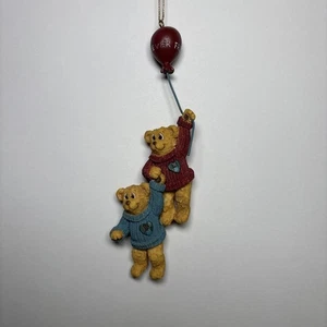 Vintage Cherished Teddies Forever Friends Bears & Balloon Christmas Ornament 6” - Picture 1 of 5