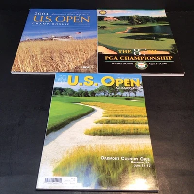 ⛳ Lote De 3 Revistas Vintage CAMPEONATO ABIERTO EE. UU. PGA: 2004, 2005, 2007 Foto 1 de 4