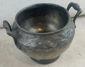 Alter 20. Jh. sehr schöner Übertopf, Zinnkessel - Bild 1 von 6