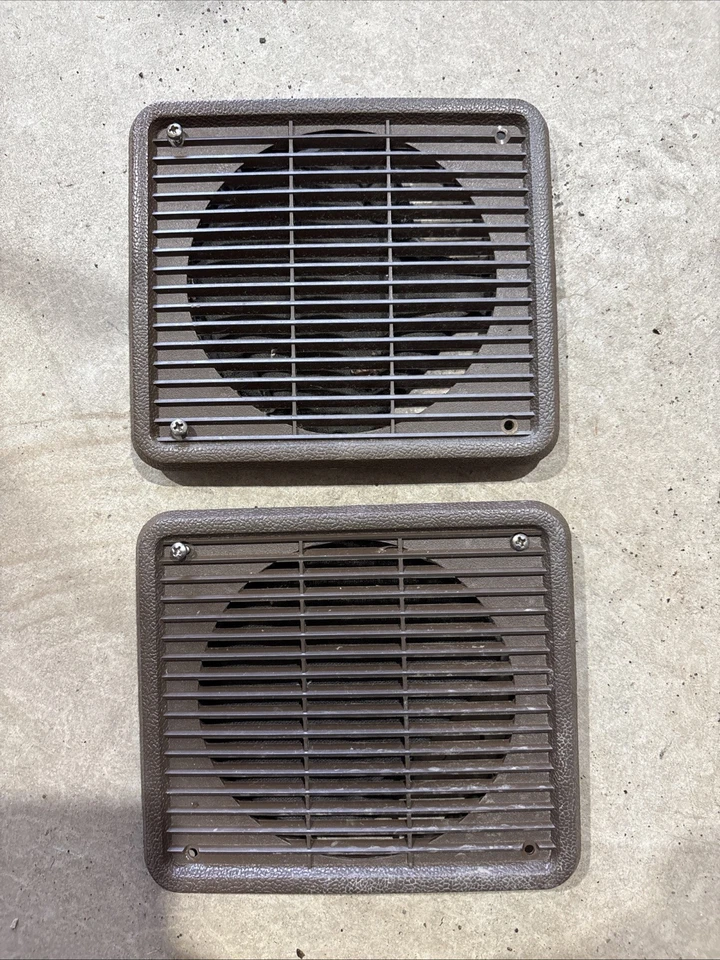 1980-1987 AMC Eagle Wagon Rear Speaker Covers Brown - Image 1 of 4