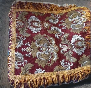 Vintage Sideli Luxury Chenille Tapestry Table Cover MCM Beautiful 50 Cm X 60 Cm - Picture 1 of 9