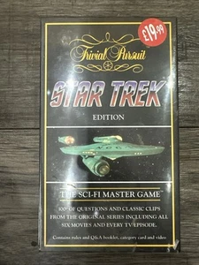 RARE STAR TREK TRIVIAL PERSUITS VHS VIDEO TAPE IN WRAPPER SEALED BRAND NEW - Bild 1 von 7