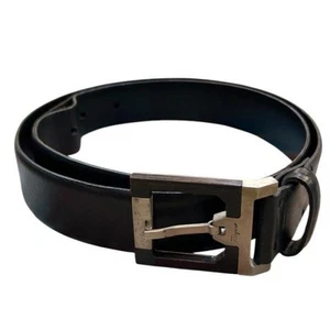 Salvatore Ferragamo Leather Belt 32 Inch W4 Used - Picture 1 of 6