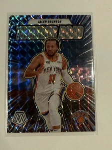 2024-25 Panini Mosaic Jalen Brunson Silver Prizm Thunder Road Refractor Knicks - Bild 1 von 2