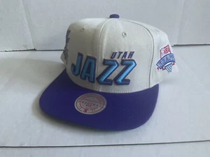 UTAH JAZZ~MITCHELL & NESS SOMBRERO/GORRA SNAPBACK 1996 NBA Draft NUEVO - Imagen 1 de 4