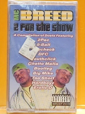 MC Breed 2 For The Show Cassette Tape 1999 power records,2pac,new sealed - Image 1 of 2