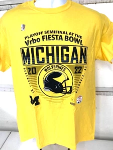 Camisa Michigan Wolverines NCAA 2022 Playoffs Fiesta Bowl Talla 2XL - Imagen 1 de 2