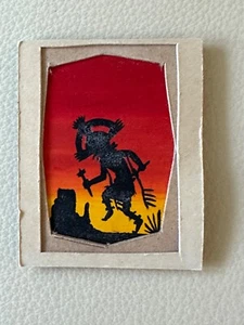 STANLEY PESHLAKAI NAVAJO MOUNTAIN SPIRIT DANCER MINIATURE MATTED 1.75" X 2" 1989 - Picture 1 of 4
