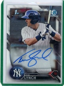 Tim Lynch 2016 Bowman Chrome 1st Bowman Auto Yankees - Imagen 1 de 2