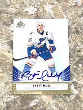 2012-13 Upper Deck SP Game Used Autograph Brett Hull AUTO #15 St. Louis Blues