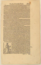 HEINRICH Löwe von Mecklenburg Original Textblatt um 1570 Söhne erschlagen VATER