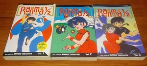 Ranma 1/2 Manga English SET, Volumes #1-3 (1, 2, 3) - Rumiko Takahashi  - Picture 1 of 4