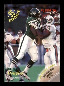 54 Hugh Douglas 99 Jets 1996 Fleer Football Sports Trading Card - Picture 1 of 2