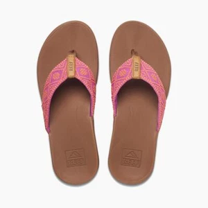 Sandalias para mujer Reef Ortho tejidas ~ coral fucsia - Imagen 1 de 5