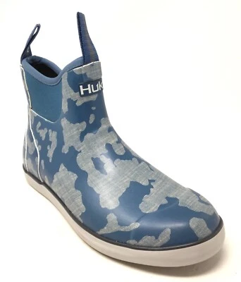 HUK Rogue Men's Size 8 Wave Camo Titanium Blue Fishing Boot H8021004-428 - Image 1 of 4