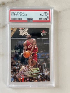 2004-05 Fleer Ultra - Lebron James #114 PSA 8 - Cleveland Cavaliers NBA 2nd Year - Bild 1 von 2