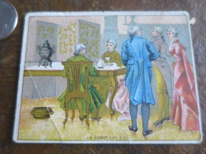 Dilworth's Coffee Victorian Trade Card Nugent & Co New York NY Party - Picture 1 of 3