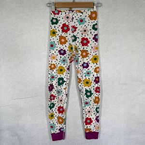 Hanna Andersson Floral Long John Pajama Pants Organic Cotton Girls Size US 10 - Picture 1 of 6