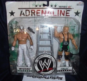 Juego de figuras de acción WWE Rey Mysterio & Fit Finlay Jakks Adrenaline Series 30 - Imagen 1 de 1