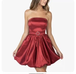 B Darlin red dress Size 11/12 Az-00000323 - Picture 1 of 2