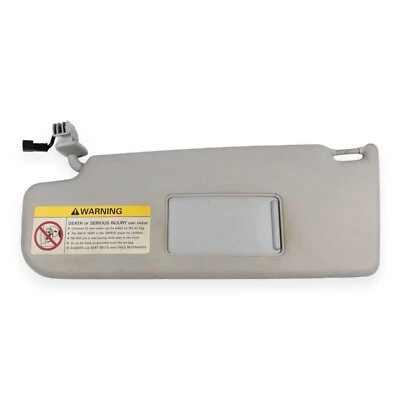 2002-2005 Volkswagen Passat Driver Left Side Sun Visor Gray Lighted - Image 1 of 4