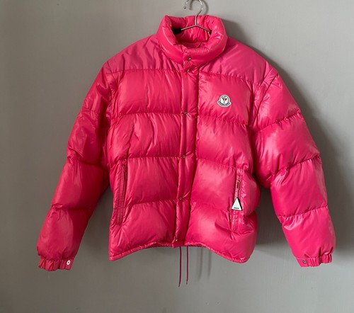 Piumino Moncler trasformatore rosa vintage anni 80