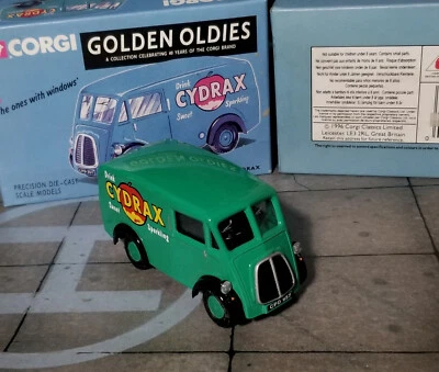CORGI CLASSIC 06201 GOLDEN OLDIES 1996 MORRIS J-TYPE CYDRAX Scala 1:50 MINT+BOX - Immagine 1 di 4