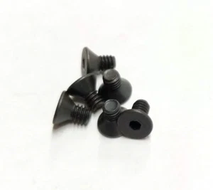 FLAT HEAD HEX SOCKET CAP SCREWS - 5-40 x 1/4" - Pack 25 - Picture 1 of 1