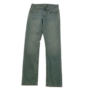 Akiitar Textile Boys Sz 12 Jeans Straight Leg Light Wash 26” Waist 27.5” Inseam - Picture 1 of 8