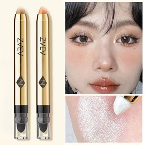 Double-head Eyeshadow Stick Pencil Crayon Shimmer Cream Eye Shadow Pen Makeup US - Picture 1 of 11