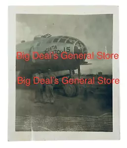 Orig WW2 Photo Bomber Nose Art B-29 Wichita Witch 20th Army Air Corps GUAM - Picture 1 of 6