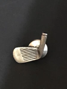 Vintage Sterling Silver Golf Club Tie Pin - Picture 1 of 4