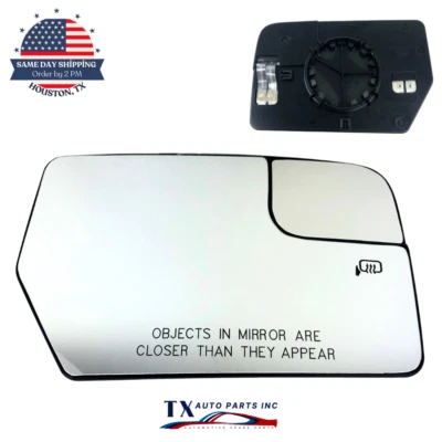 Espejo retrovisor lateral térmico para pasajero Ford Expedition 2012-2017 con Spotter vidrio Foto 1 de 4