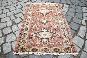 Terrific Antique Rare Cappadocia Yastik Collector's Piece Anatolian Yastik Rug - Picture 1 of 11