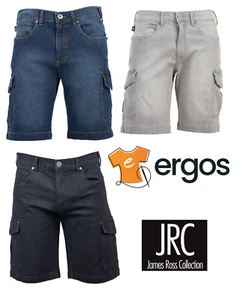 JRC Pantaloncino HOUSTON Bermuda in Jeans Cotone Elasticizzato Multitasche Uomo - Imagen 1 de 7