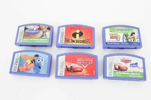 LeapFrog Leapster Disney Pixar Game Lot (6) Finding Nemo Cars Toy Story  - Picture 1 of 2