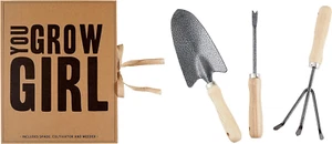 Garden Tools Pure Design Cardboard Book Gardening Essentials Gift Set, 3-Pieces, - Picture 1 of 12