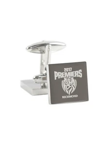 52236 RICHMOND TIGERS 2017 AFL PREMIERS MENS DRESS CUFF LINKS CUFFLINKS BOXED - Bild 1 von 3