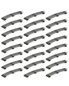 Case of 24 O GAUGE O-42 Curve High Tensile Tubular Steel Track - NEW - Picture 1 of 3