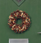 Winter Spice Door Wall Hanging Wreath - 36cm Wide - Three Kings - RRP 25