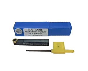 10MM RCMT10 INDEXABLE LATHE PROFILE TOOL WITH RCMT 10 ROUND INSERT RDGTOOLS - Picture 1 of 1
